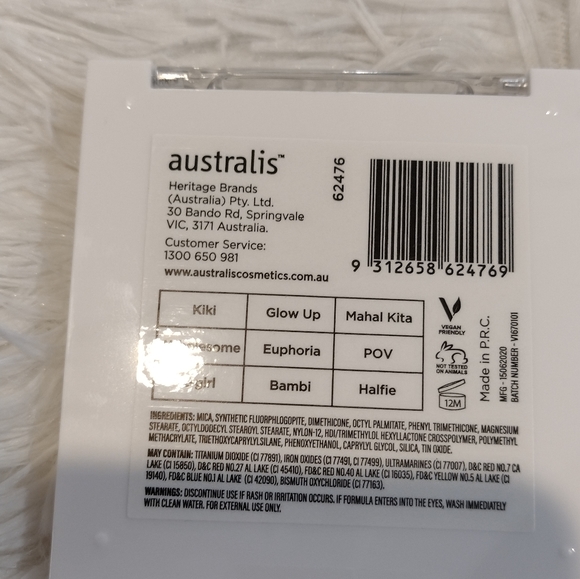 Australis Vegan AJ Clemintine eye shadow palette - Picture 2 of 2